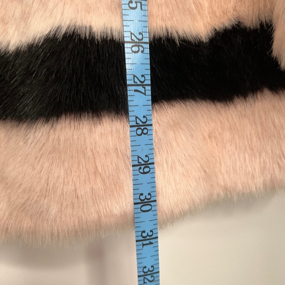 Love Token Pink and Black Faux Fur Coat - Picture 11 of 11